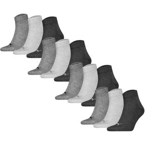 Puma - Sokken Quarter Plain - Unisex - 12-pack