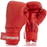 4263104969697 ScSPORTS - Bokshandschoenen - Boxing Gloves - Kunststof - Klittenbandsluiting - Rood - 12 ounce