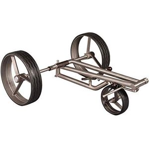 Fasan Golftrolley Unisex – volwassenen Fasan golftrolley met accessoires, titanium mat, 62x31x18cm