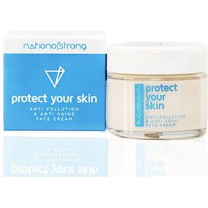 Nation of Strong Dagcrème - Anti-Vervuilingscrème met Blauwlichtfilter tegen Huidbeschadiging - Niet-vette Gezichtscrème - 50 ml