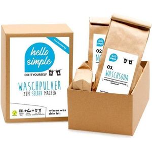 Hello Simple DIY kit - biologische wasmiddel - 700 gram - 35 wasbeurten
