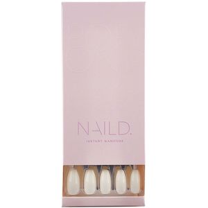 NAILD Pop-on Nails Kunstnagels & Nageldecoratie WHITE