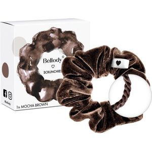 Bellody - Original Scrunchies - Mocha Brown - 1 Stück - Fluweelzacht