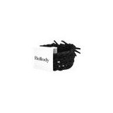 Bellody® Original Haarelastiekjes, stijlvol gevlochten haarelastiekjes met sterke grip, verpakking met 4 stuks, zwart (Classic Black)