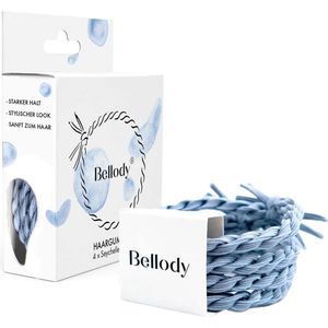 Bellody - Original Hair Ties - Blauw - Haargummie Elastiek