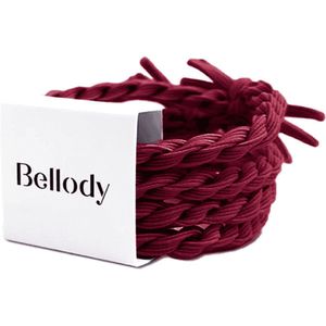 Bellody - Haargummie Elastiek - Bordeauxrood