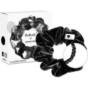 Bellody - Original Scrunchies - Classic Black - 1 Stück - Fluweelzacht