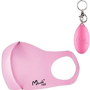 MaskEgg Met bewaar-ei en sleutelhanger, het masker maakt een einde aan het vergeten van gezichtsbescherming, eenvoudig te reinigen, veilig te bevestigen, in 6 trendy kleuren.