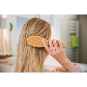 Pandoo - Bamboe Haarborstel - Veganistisch - Milieuvriendelijk - Geschikt voor Elk Haartype