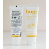 boep Crème Solaire Sensitive Bio SPF30 pour Bébés et Peaux Sensibles - Protection Solaire Minérale Non-Nano Sans Effet Blanc - Respecte l'Océan et les Coraux (100 ml)