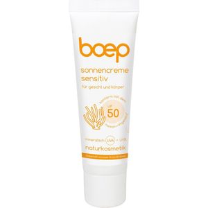 Boep Natural Sun Cream Sensitive Zonnebrandcrème SPF 50 50 ml