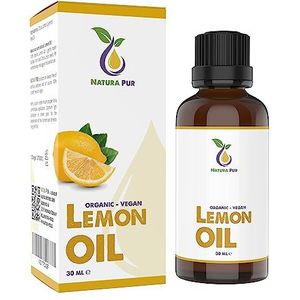 Citroenolie 30ml, vegan - 100% natuurlijke essentiÃ«le olie - Puur etherische Citroen Olie (Citrus Limon Peel Oil) - Pure Essential Lemon Oil