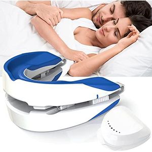 Anti-snurk mondstuk, anti-snurkklem verstelbare kaakpositionering voor man en vrouw stoppen met snurken tot rustgevende slaap(Color:1 pcs)