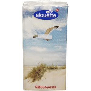 Alouette Zakdoekjes - Classic Design 4-laags | 30x10 Stuks - 300 Tissues | Verschillende Opdruk - Groot Verpakking Zakdoeken