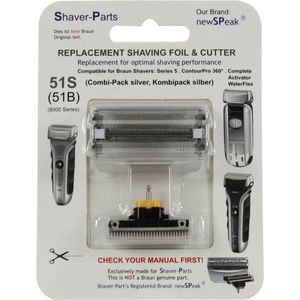 Shaver-Parts Braun Combipack Alt 51s