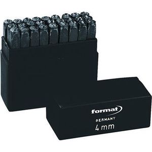 Schlagbuchstabensatz 8mm Schrifthöhe - Format