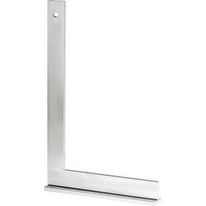 Blokwinkelhaak met aanslag Staal verzinkt 150x100mm FORMAT