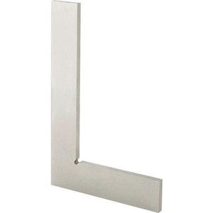 Platte winkelhaak Staal DIN875/II, vorm A 250 x165mm FORMAT