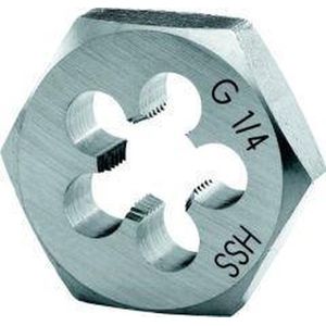 Zeskant-snijplaat HSS DIN 382 G1 1/2"""" FORMAT
