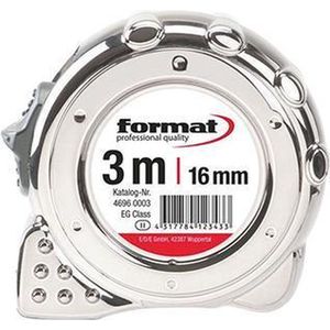 Rolbandmaat verchroomd 8 mx25mm