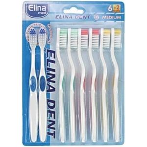 Elina TANDENBORSTELS MEDIUM 6 +2 GRATIS