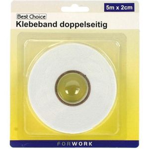 Dubbelzijdige tape - Best Choice - 5m x 2cm