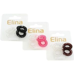 Elina Spiraal Haarelastiek - 4 stuks