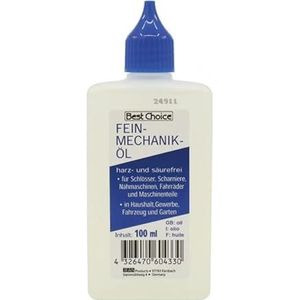 Osma 100 ml fles fijnmechanische olie naaimachine-olie universele olie - hoge viscositeit - harst niet & geurneutraal - ideaal voor fijnmechanische componenten, scharnieren, deuren, ramen, elektrisch