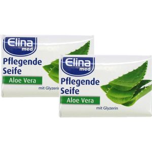 Elina Handzeep Aloe Vera 2 tabletten - 2 x 100 gr