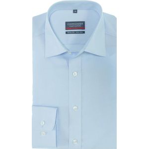 Commander - 213009307/600 - Overhemd - Blauw - 100% Katoen - Slim Fit