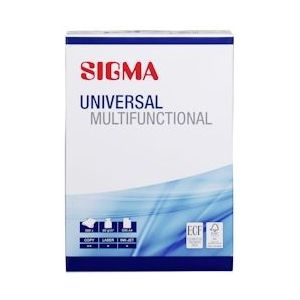 SIGMA DIN A4 kopieerpapier universal, 80 g/m², wit, 500 vellen - wit Papier 0593A