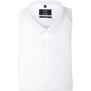 Commander Overhemd Korte Mouw - Wit - Cityhemd Body Fit