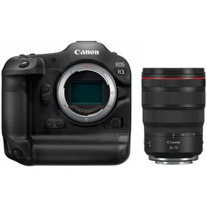 Canon EOS R3 systeemcamera Zwart + RF 24-70mm f/2.8L IS USM