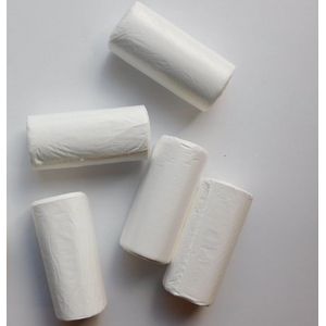 Vuilniszakken 5 liter - 250 afvalzakken (5 x 50) - Wit standaard - Pedaalemmerzakken - 44 x 36cm