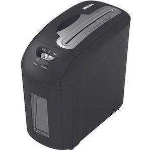BestGift Kantoormateriaal snijmachine gereedschap voor A6-papier A4 gevouwen voor thuis kantoor praktische elektrische papiervernietiger slijtvast mini versnipperaar zwart