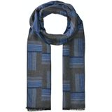 Commander Shawl Blauw Viskoseschal 30/180 213011826/606