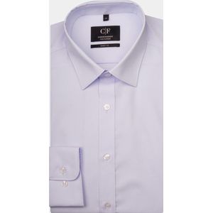 Commander - Cityhemd - Blauw - Body Fit - Lange Mouw - 100% Katoen