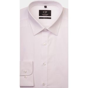 Commander - Overhemd - Wit - 100% Katoen - Body Fit - Extra Lange Mouwen