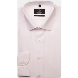 Commander - Cityhemd - Wit - Lange Mouw - Modern Fit - 100% Katoen