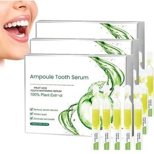 3Box TLOPA Ampul Tandpasta, Tanden bleken gel, 3V fruitzuur tanden bleken essentie, vlekverwijderaar voor tanden, verwijdering van tandsteen en tandplak