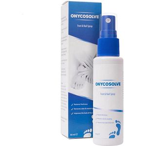 Onycosolve®  - Voet & Nagel Spray - Bestrijdt Voetschimmel - Helpt bij Zwemmerseczeem - Herstelt broze en zwakke nagels - Revitaliseert de huid - Verzacht Jeuk en Zweten - 50ml
