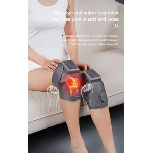 NatuurNook® - Knie Massage Apparaat - 1 paar - Knie massage apparaatinfrarood - Warmte Massage kniebeschermers - Massageapparaten - Voor Knie, Schouder, Elleboog - Heatpulse Massage Apparaat - Ver-infrarood verwarming