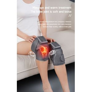 Knie Massage Apparaat - 1 paar - Knie massage apparaatinfrarood - Warmte Massage kniebeschermers - Massageapparaten - Voor Knie, Schouder, Elleboog - Heatpulse Massage Apparaat - Ver-infrarood verwarming