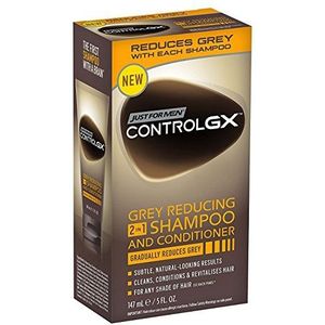 3x Just for Men Control GX Grey Reducing 2 in 1 Shampoo & Conditioner