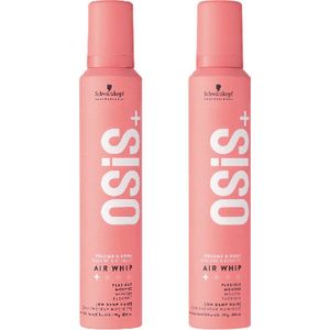 Schwarzkopf Professional OSiS+ AirWhip Volume Mousse - voordeelverpakking - 2 x 200ml