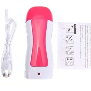 Handheld Wax Heater Warmer Epilator Roll-on Paraffine SPA Ontharende Machine Body ontharing Hair Removal Tool (Color : Pink)