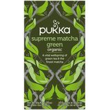 4x Thee Pukka supreme matcha green tea 20 zakjes