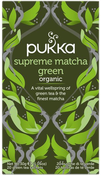 4x Thee Pukka supreme matcha green tea 20 zakjes