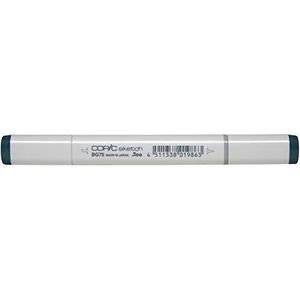 COPIC Sketch Marker type BG - 75, Abyss Green, professionele brush marker, op alcoholbasis, met een Super Brush punt en een Medium Broad punt.