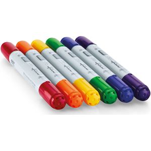 Copic Ciao 6 stuks primaire kleurmarkers voor kunst en handwerk, schilderen, grafiek, markeerstift, design, anime, professionals en beginners, kunstbenodigdheden en kleurboeken